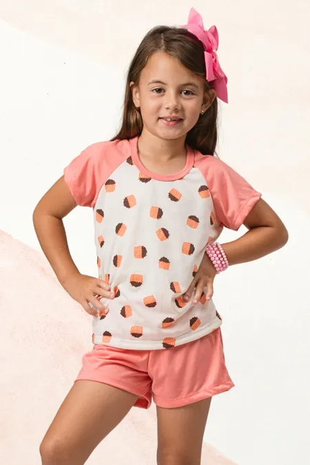 SHORT DOLL-68-FLORALYS (02 A 12 ANOS) SHORT DOLL-68-FLORALYS (02 A 12 ANOS)