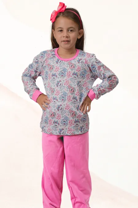 PIJAMA-88-SERENA (06-08-10 ANOS) MOLETINHO