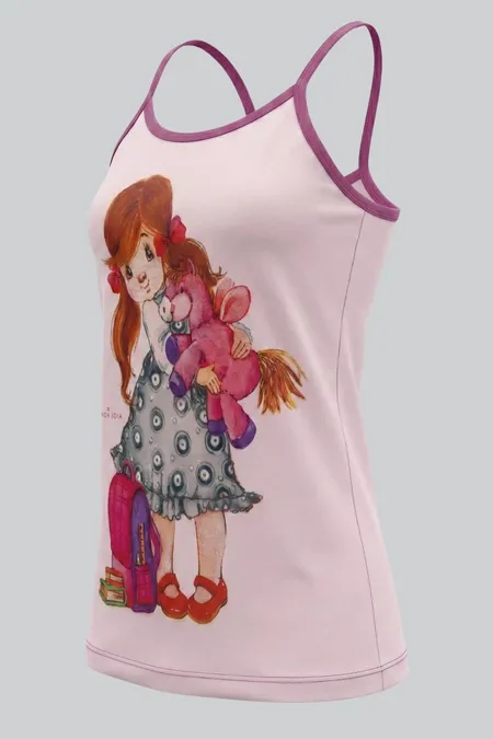 CAMISOLA GRACIOSA- 81 (02 A 12 ANOS) CAMISOLA GRACIOSA- 81 (02 A 12 ANOS)