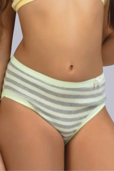 CALCINHA-43-MARVIE (P, M, G, GG)-COTTON LISTRA