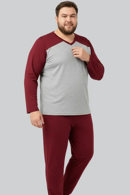 PIJAMA-9647-BIG MEN (GG, XGG) MALHA PV