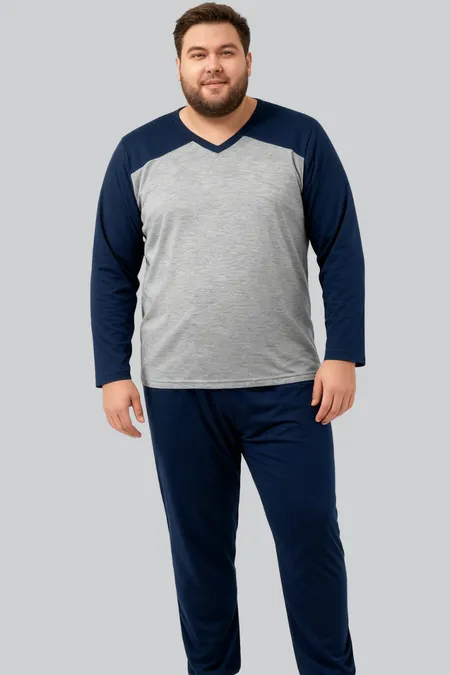 PIJAMA-9647-BIG MEN (GG, XGG) MALHA PV