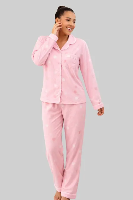 PIJAMA -2531-AMERICANO PELUCIADO-(P.M.G.GG)