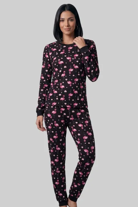 PIJAMA-980-SUEDE ESTAMPADO (P,M,G)