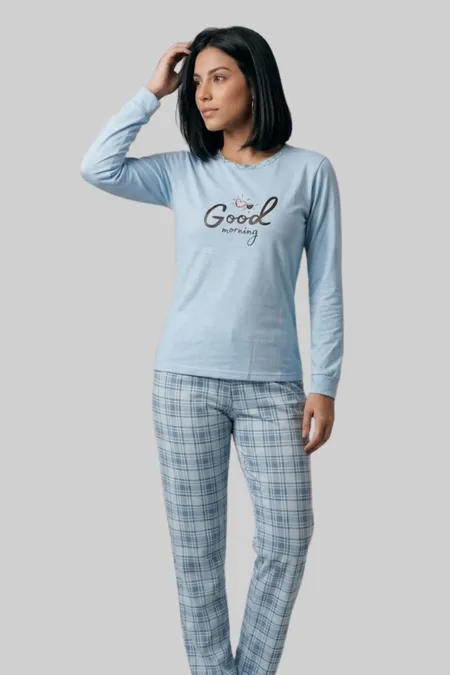 PIJAMA FEMININO-2538-PLUSH (P, M, G, GG)