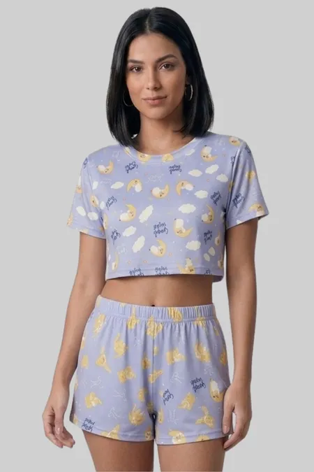 SHORT DOLL-2165-CROPED SUEDE (M, G)